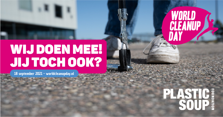 Ruim je mee de aarde op tijdens de World Cleanup Day 2021?