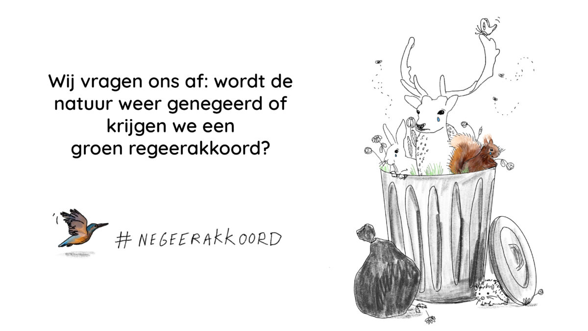 Natuur geen onderwerp bij formatie, organisaties vrezen #negeerakkoord