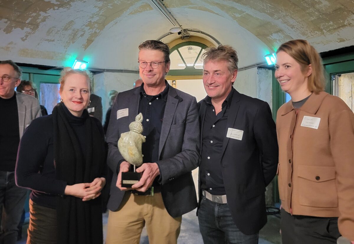 Initiatiefnemers Groene Stelling ontvangen Knoop-prijs voor versterken groen buitengebied